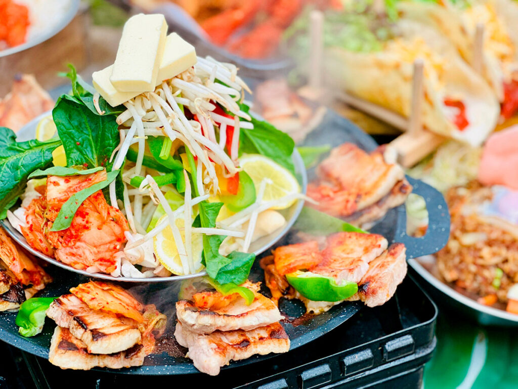 Samgyeopsal BBQ with All-You-Can-Eat Korean Chicken & Fries